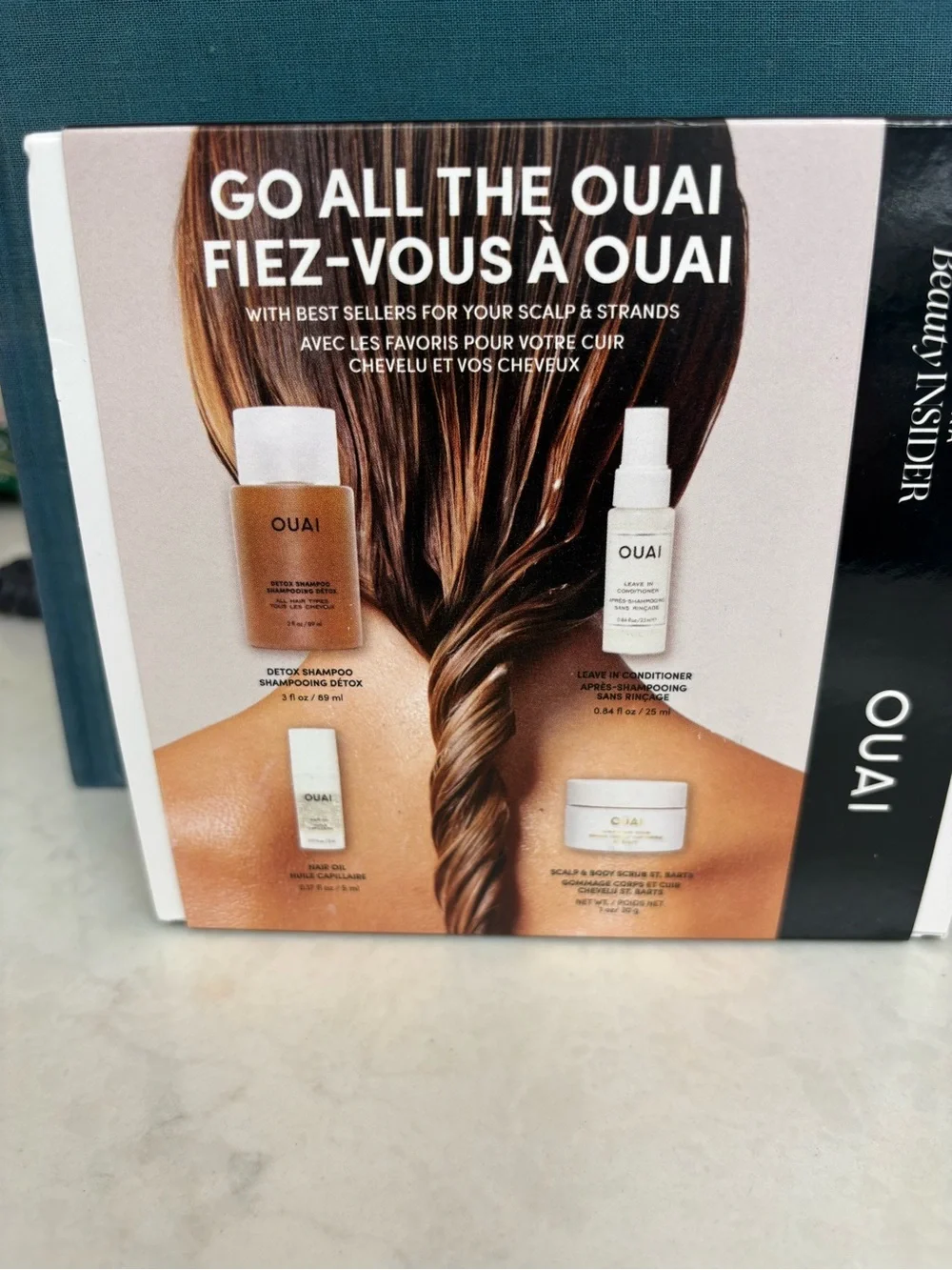 OUAI Hair Care Set - Brown & White